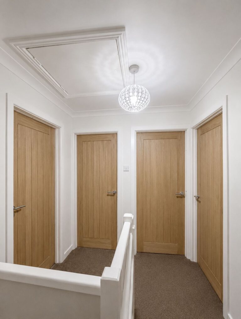 Internal doors landing