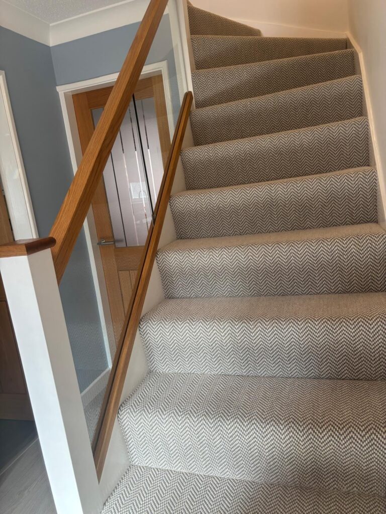 Oak handrail by your carpenter in Knowle